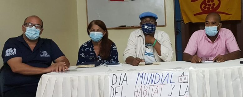 Organizaciones sociales conmemoran Día Mundial del Hábitat